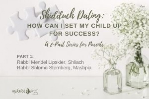 Shidduch Dating: How Can I Set my Child up for Success? Part 1 - Mikvah ...