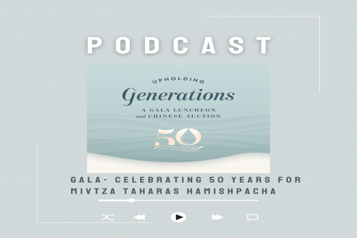 50 years of Mivtza Taharas Hamishpacha Gala Recording